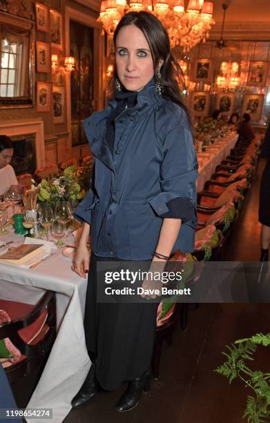 Alessandra Facchinetti attends an intimate lunch to launch Time With Alessandra Facchinetti for harlan + holden at Harry's Bar on February 4, 2020 in...
