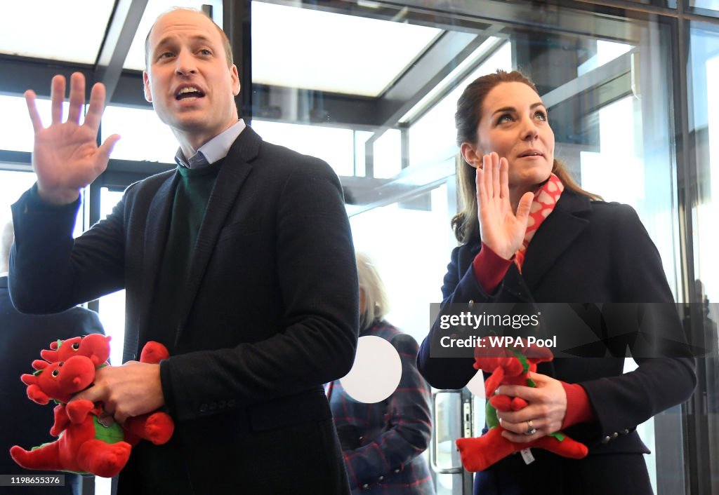 The Duke And Duchess Of Cambridge Visit South Wales