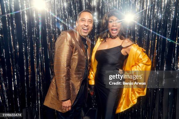 Designer Sir Keith Holman and singer Mary Wilson attend the 62nd Annual Grammy Awards at Staples Center on January 26, 2020 in Los Angeles, CA.