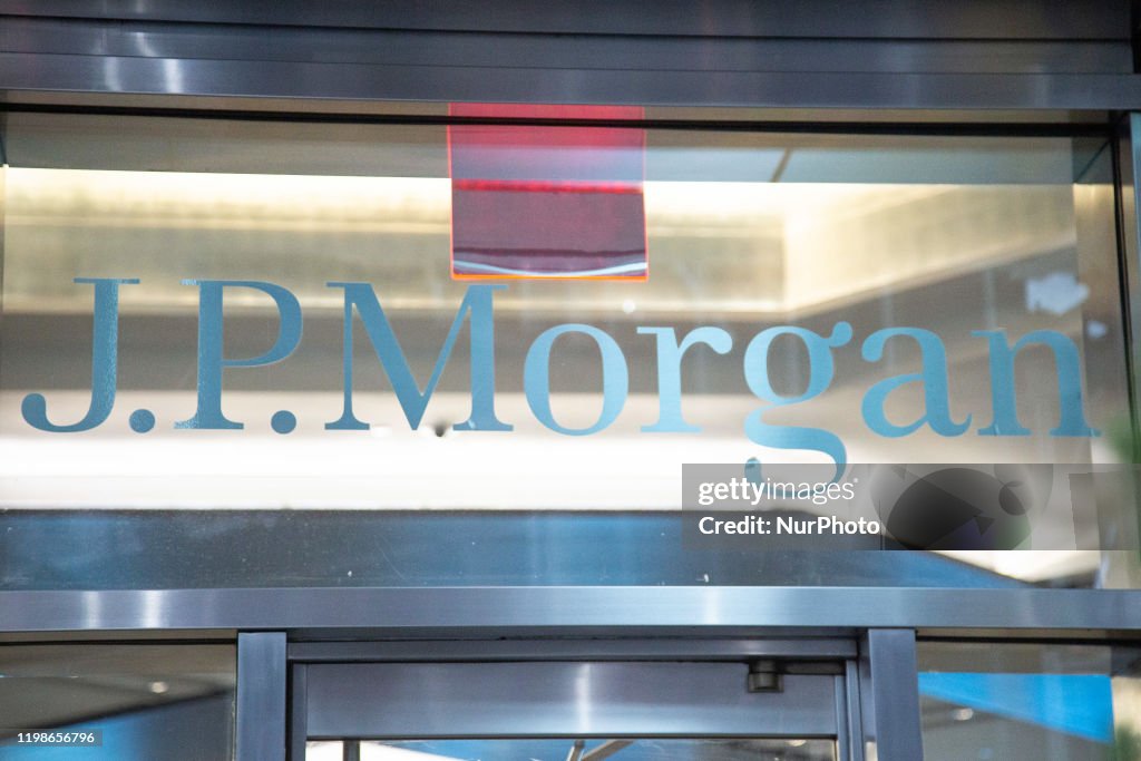 JP Morgan Logo In NY