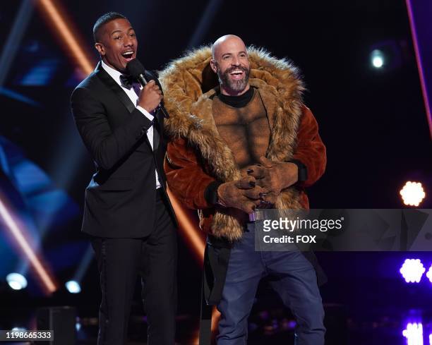 Host Nick Cannon and Chris Daughtry in the Road to the Finals / Season Finale: And The Winner Takes It All and Takes It Off two-hour season finale...