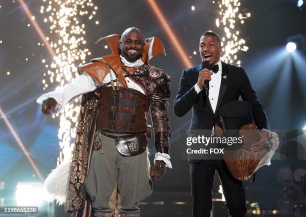 Wayne Brady and host Nick Cannon in the Road to the Finals / Season Finale: And The Winner Takes It All and Takes It Off two-hour season finale...