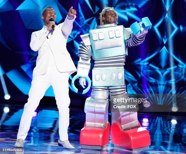 Host Nick Cannon and Lil Wayne in the Season Three premiere of THE MASKED SINGER airing Sunday, Feb. 2 on FOX, following SUPER BOWL LIV. THE MASKED...