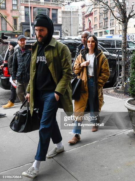 Kacey Musgrave and Ruston Kelly are seen on February 4, 2020 in New York City.