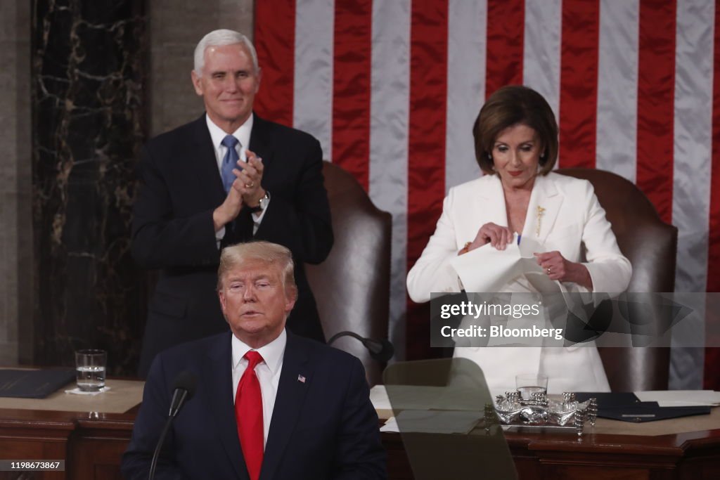 President Trump Delivers State Of The Union Address