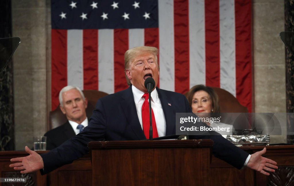 President Trump Delivers State Of The Union Address