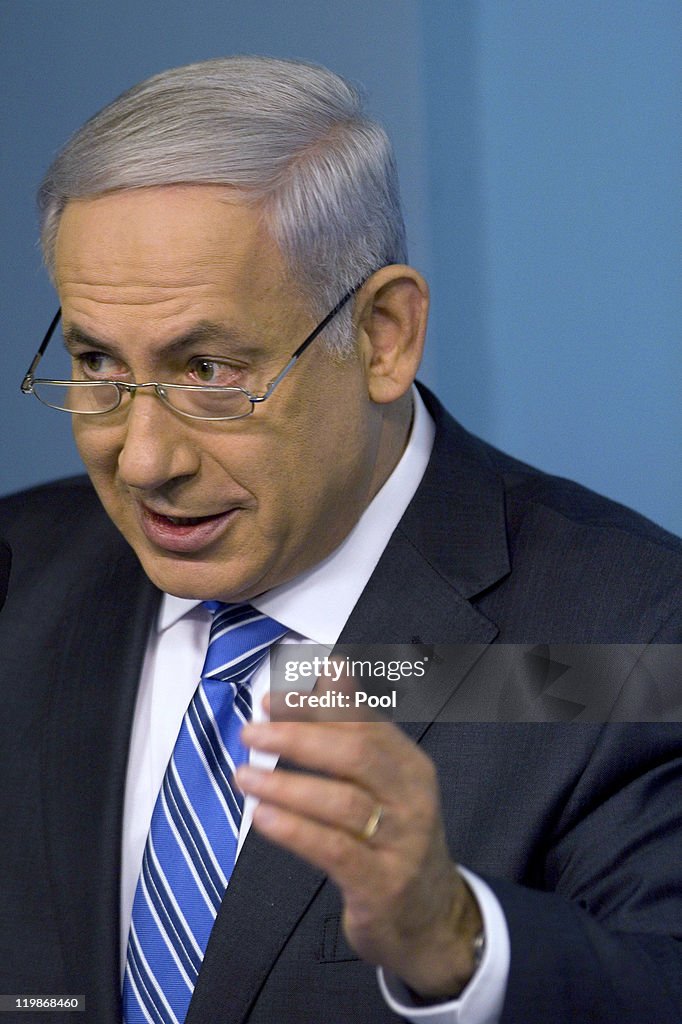 Israeli PM Holds Press Conference