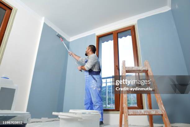 職場の画家 - house painter ストックフォトと画像