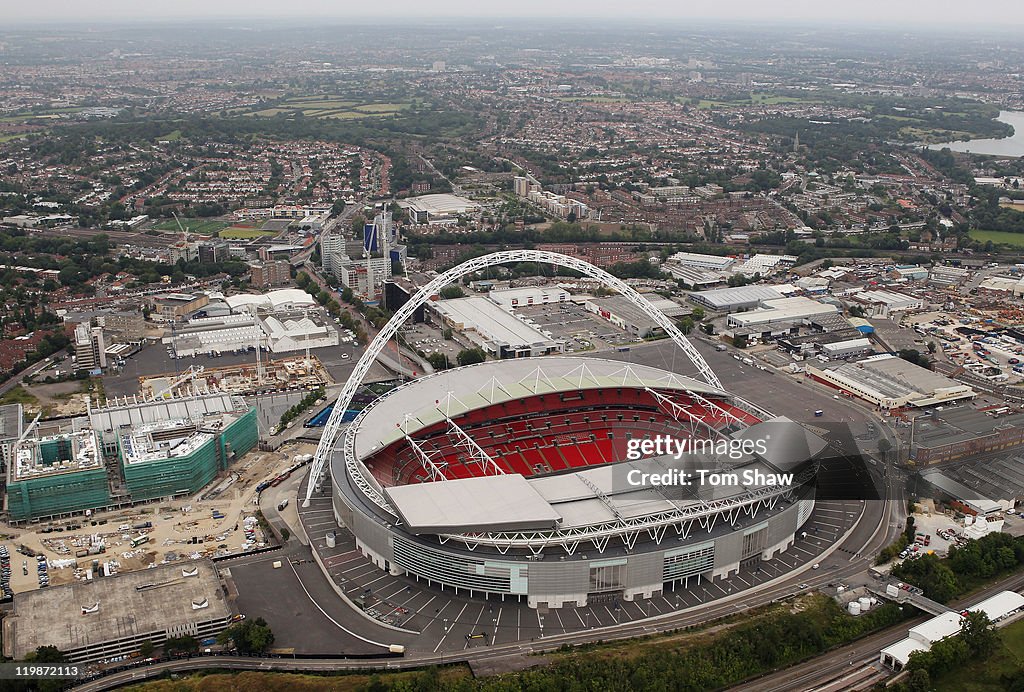 Aerial Views Of The London 2012 Olympic Venues