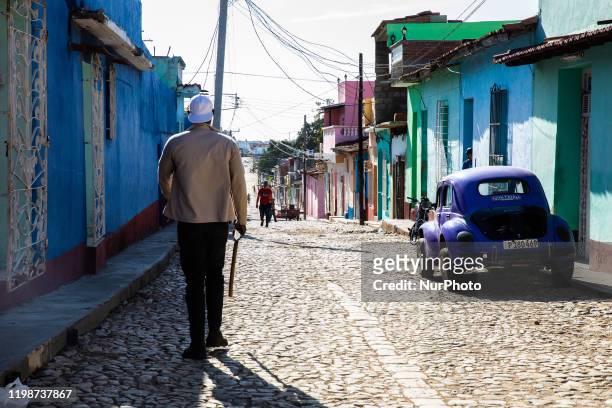 General of Trinidad, Cuba, on January 20, 2020. Trinidad is a town in the province of Sancti Spíritus, central Cuba. Together with the nearby Valle...