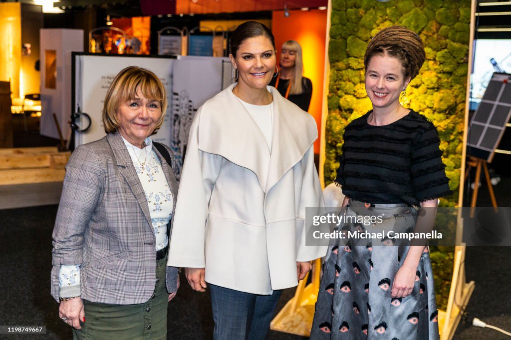 Crown Princess Victoria Of Sweden Attends Folk and Culture 2020