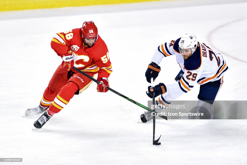 NHL: FEB 01 Oilers at Flames