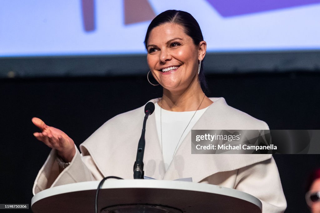 Crown Princess Victoria Of Sweden Attends Folk and Culture 2020