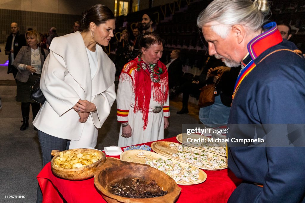 Crown Princess Victoria Of Sweden Attends Folk and Culture 2020