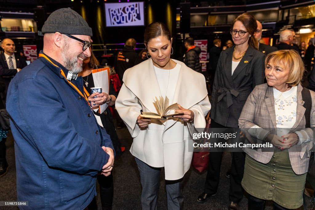Crown Princess Victoria Of Sweden Attends Folk and Culture 2020