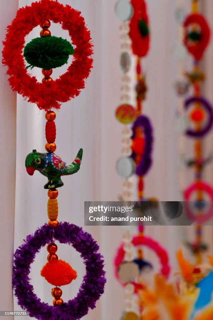 Colourful Handicraft art Gujarat, India