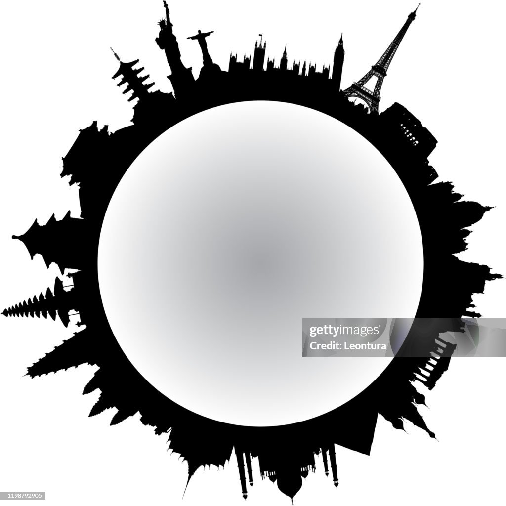 World monument (alla byggnader är kompletta och rörliga)