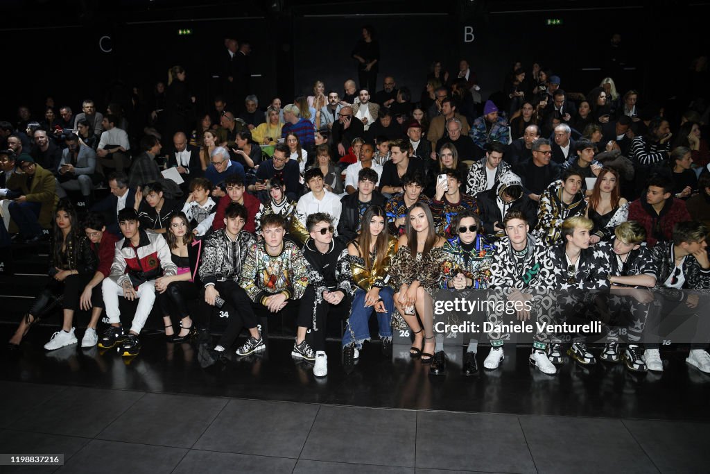 Dolce & Gabbana - Front Row - Milan Men's Fashion Week Fall/Winter 2020/2021
