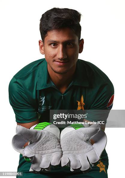 Rahil Nazir Rohail Nazir of Pakistan poses for a portrait prior to the ICC U19 ...