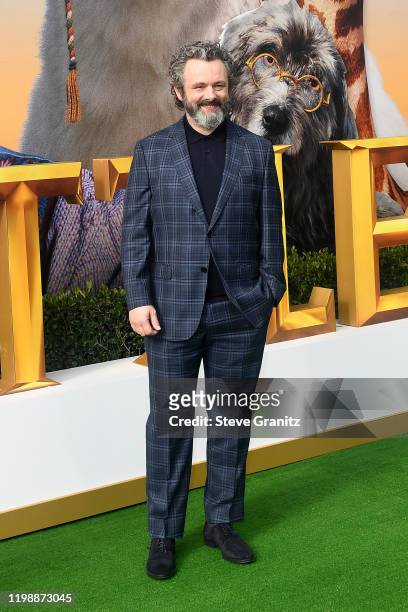 Michael Sheen attends the Premiere of Universal Pictures' "Dolittle" at Regency Village Theatre on January 11, 2020 in Westwood, California.