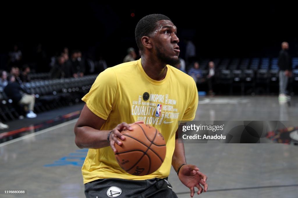 Golden State Warriors pregame at Brooklyn Nets---verelim eng-tr