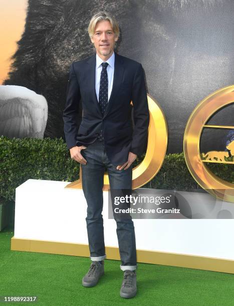 Stephen Gaghan arrives at the Premiere Of Universal Pictures' "Dolittle" at Regency Village Theatre on January 11, 2020 in Westwood, California.