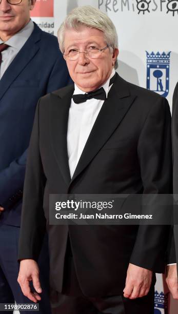 Enrique Cerezo attends the red carpet during 'Jose Maria Forque Awards' 2020 at Ifema on January 11, 2020 in Madrid, Spain.