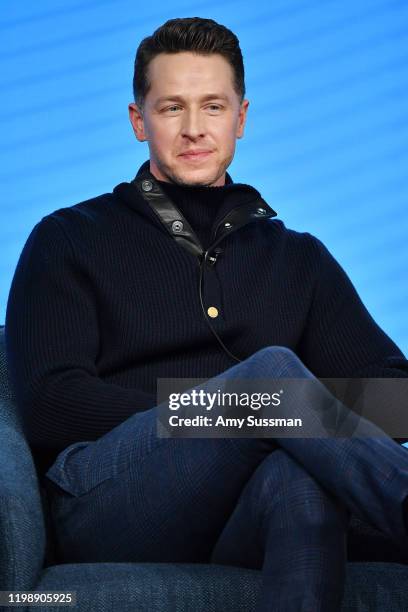 Josh Dallas of "Manifest" speaks during the NBCUniversal segment of the 2020 Winter TCA Press Tour at The Langham Huntington, Pasadena on January 11,...