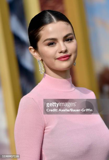 Selena Gomez attends the premiere of Universal Pictures' "Dolittle" at Regency Village Theatre on January 11, 2020 in Westwood, California.