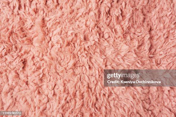 pink plush or wool texture - wool blanket stock pictures, royalty-free photos & images