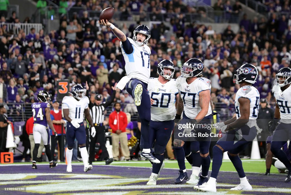 Divisional Round - Tennessee Titans v Baltimore Ravens