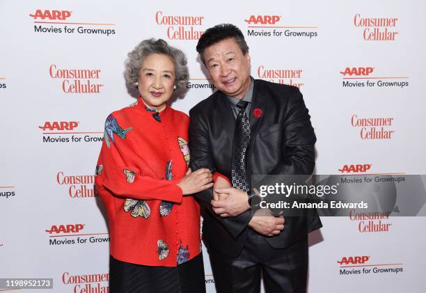 Zhao Shuzhen and Tzi Ma arrive at AARP The Magazine's 19th Annual Movies For Grownups Awards at the Beverly Wilshire, A Four Seasons Hotel on January...