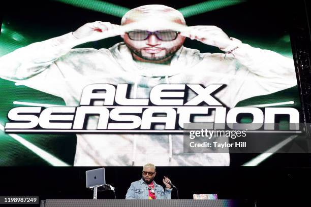 Alex Sensation performs during Mega 96.3 FM Calibash 2020 at Staples Center on January 11, 2020 in Los Angeles, California.