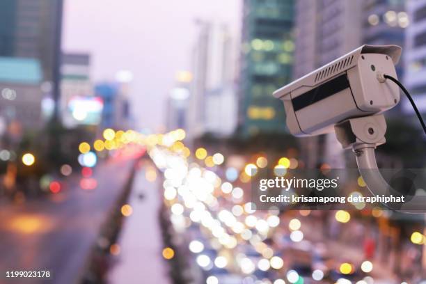 cctv,cctv  camera new technology for checking speed of cars on high way street - movie camera stock pictures, royalty-free photos & images