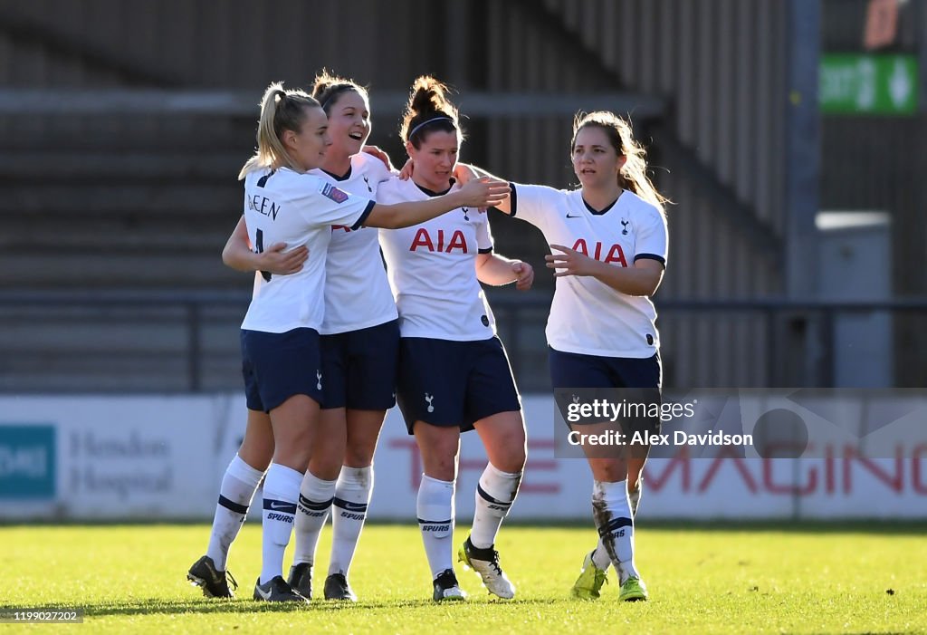 Tottenham Hotspur v West Ham United - Barclays FA Women's Super League