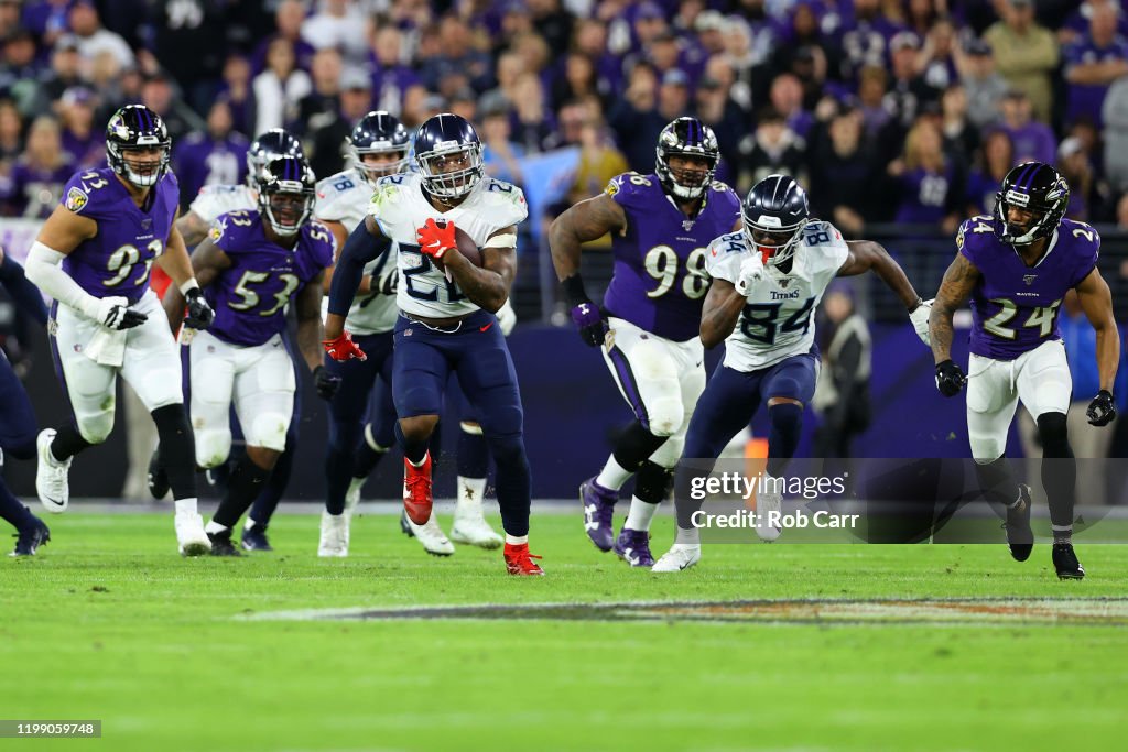 Divisional Round - Tennessee Titans v Baltimore Ravens