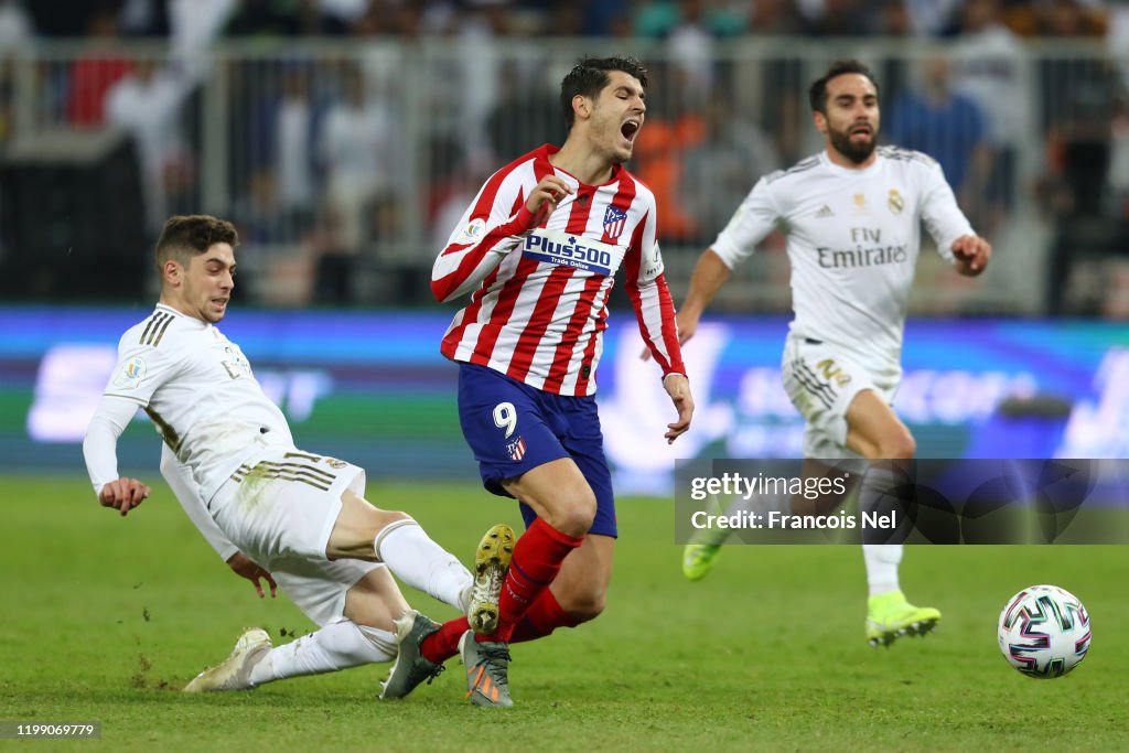 Real Madrid v Club Atletico de Madrid - Supercopa de Espana Final
