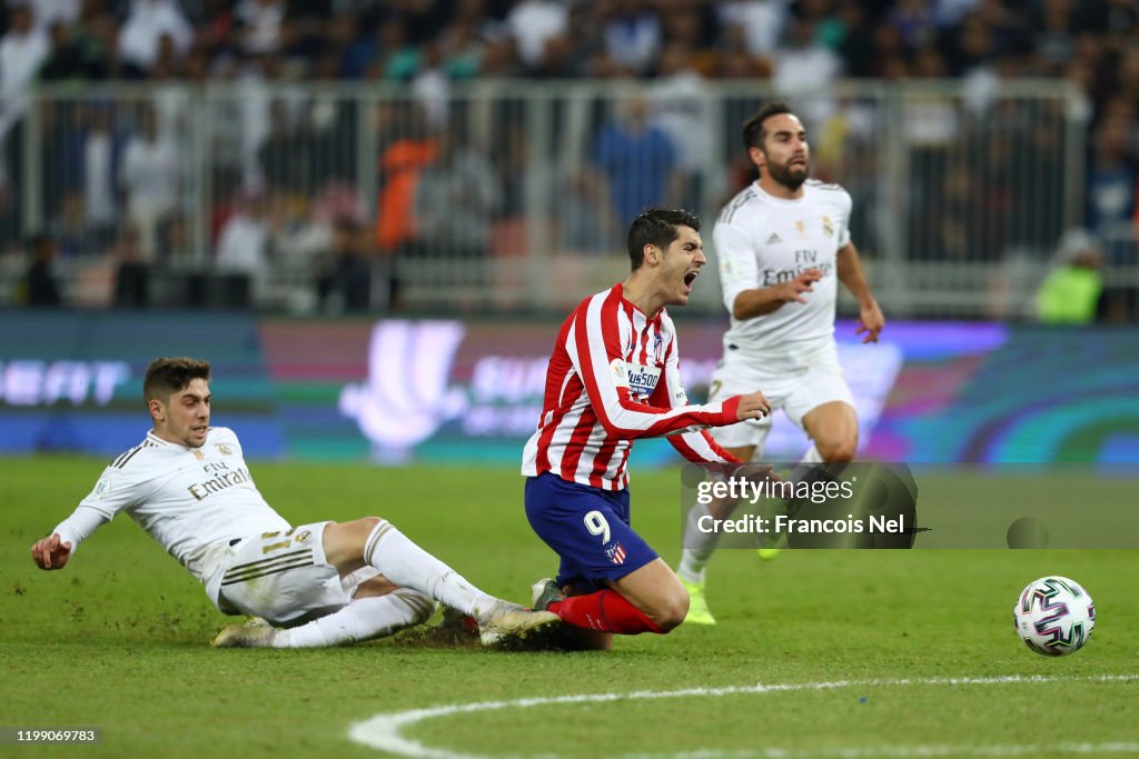 Real Madrid v Club Atletico de Madrid - Supercopa de Espana Final