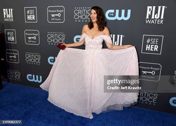 Arcy Carden attends the 25th Annual Critics' Choice Awards at Barker Hangar on January 12, 2020 in Santa Monica, California.