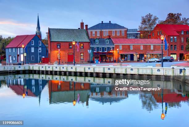 annapolis, maryland - chesapeake bay stockfoto's en -beelden