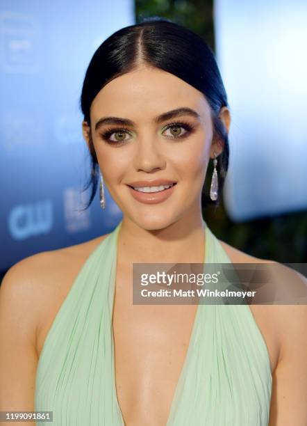 Lucy Hale attends the 25th Annual Critics' Choice Awards at Barker Hangar on January 12, 2020 in Santa Monica, California.