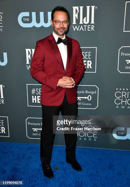 Nick Kroll attends the 25th Annual Critics' Choice Awards at Barker Hangar on January 12, 2020 in Santa Monica, California.