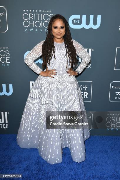 Ava DuVernay attends the 25th Annual Critics' Choice Awards at Barker Hangar on January 12, 2020 in Santa Monica, California.