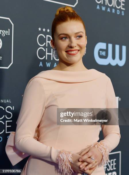 Kennedy McMann attends the 25th Annual Critics' Choice Awards at Barker Hangar on January 12, 2020 in Santa Monica, California.