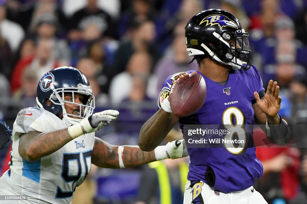 Divisional Round - Tennessee Titans v Baltimore Ravens