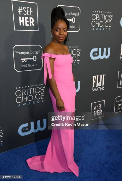 Marsha Stephanie Blake attends the 25th Annual Critics' Choice Awards at Barker Hangar on January 12, 2020 in Santa Monica, California.