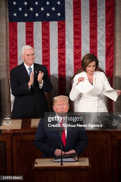 U.S.-WASHINGTON D.C.-TRUMP-STATE OF THE UNION-PELOSI U.S.-WASHINGTON D.C.-TRUMP-STATE OF THE UNION-PELOSI