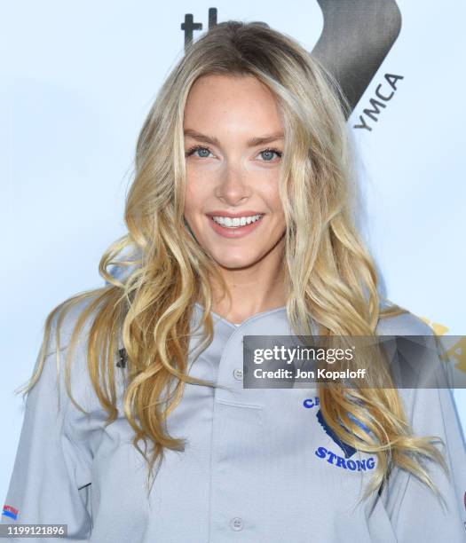 Camille Kostek attends California Strong Celebrity Softball Game at Pepperdine University Baseball Field on January 12, 2020 in Malibu, California.