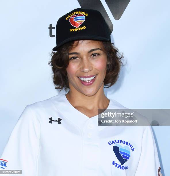 Paula Patton attends California Strong Celebrity Softball Game at Pepperdine University Baseball Field on January 12, 2020 in Malibu, California.