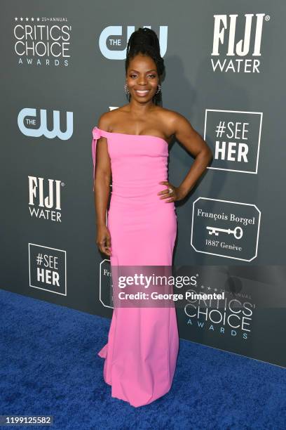 Marsha Stephanie Blake attends the 25th Annual Critics' Choice Awards held at Barker Hangar on January 12, 2020 in Santa Monica, California.